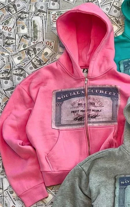 Money Zip Hoodie - Image 6