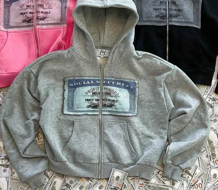 Money Zip Hoodie - Image 7