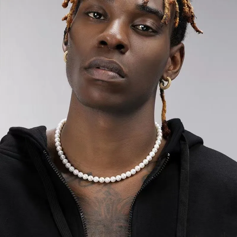 Pearl Necklace For Men - Image 5