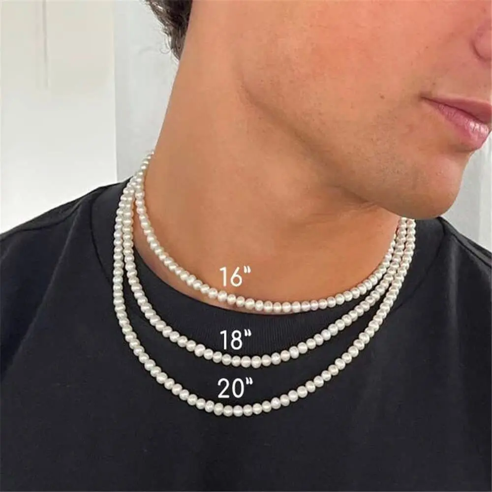 Pearl Necklace For Men - Image 6