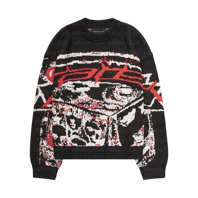 Racer Knit Sweater - Image 3